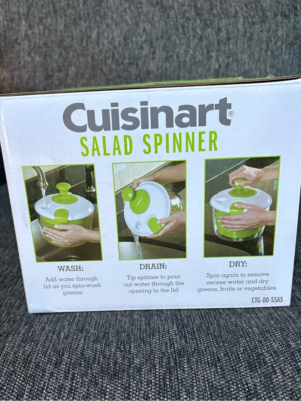 NIB Cuisinart 3 Qt. Salad Spinner